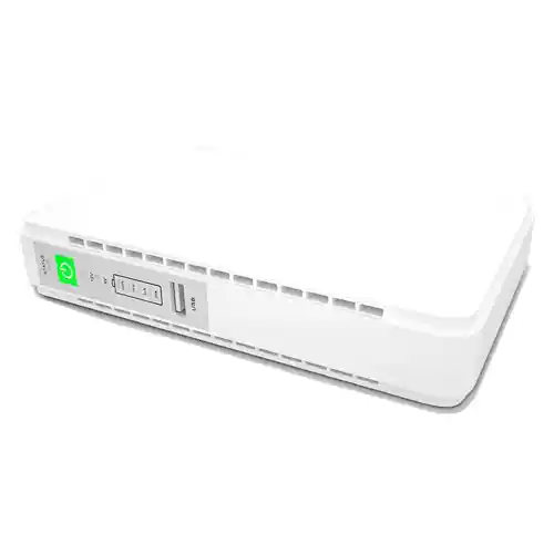 SKE POE 432P Mini DC UPS Output 17W 5V 9V 12V 15V 24V UPS | with free 2pcs  2-In-1 DC Cable